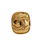 シャネル ヴィンテージ ココマーク ブローチ ゴールド メッキ レディース CHANEL 【中古】